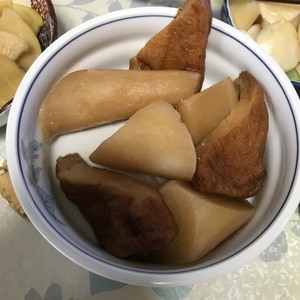 おでんより手軽　しみしみ大根と練り物の煮物